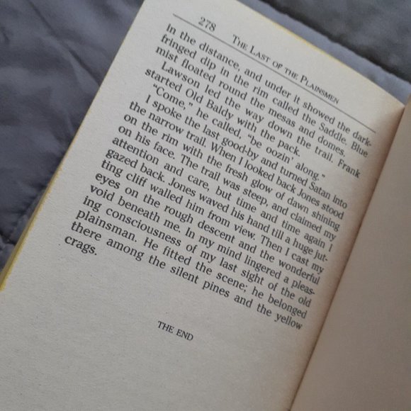 The Last Of The Plainsmen By Zane Grey Vintage 1994 Paperback Book - Picture 13 of 13